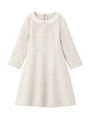 レーシージャカード織りワンピース/ライトベージュ(451)