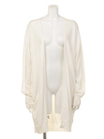 ロングカーデガン/WHT