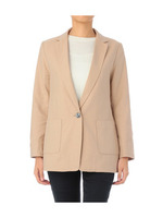 ロングテーラードジャケット/ベージュ系(052)