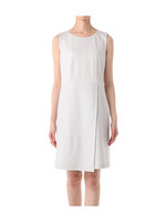 巻きスカート風ノースリーブワンピース/グレー系(012)