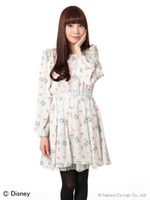 肩フリルワンピース（マリーver）/ピンク