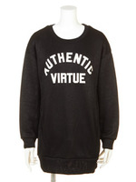 差込発泡ロゴニットソー/ブラック