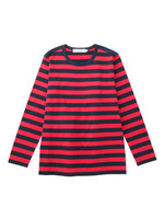 天竺ボーダーカットソー/ネイビー(493)