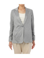 [L]ジャケットデザインカーディガン/グレー系(912)