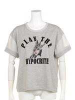 【CASUAL】ウサギGIRL T/ブラック