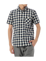 ギンガムチェックシャツ/ブルー系(293)