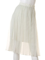 シースルーピンタックスカート/MNT