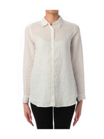 ファインリネンシャツ/ブルー系(091)