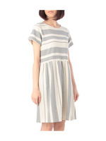 ランダムボーダーワンピース/ネイビー(393)