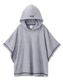 PILE BIG PONCHO/ASH