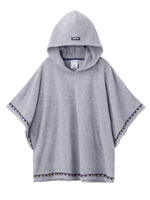 PILE BIG PONCHO/ASH
