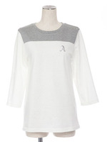 Schoolcut-sewn/GRAY×WHITE