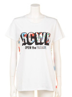 フラワー Tシャツ/柄PNK