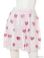 CANDY HEART HEARTS SKIRT/LAVENDER