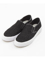 KEDS Wネーム Wアップスリッポン/ブラック