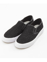 KEDS Wネーム Wアップスリッポン/ブラック