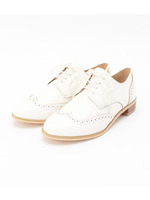 エナメルマニッシュシューズ/ホワイト(001)