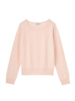 クルーネックカシミヤニットプルオーバー/ピンク(072)