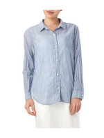 シワ加工コットンシャツ/ライトブルー(391)