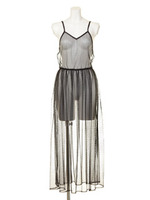 チュールベビードール/ブラック