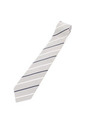 ヘリンボンストライプネクタイ/オフホワイト(303)