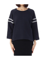 裏毛ラグランプルオーバー/ネイビー(093)