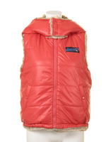 4WAY BEAR VEST/RED/BEIGE