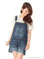 【D−ID】LOU OVERALL SHORT/ELLE DESTROY