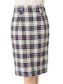 【dazzlin】チェックペンシルスカート/アイボリー