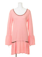 スタッズワンピース/ピンク