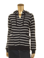 ソフトジャージジップパーカー/ブラック