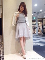 テールサーキュラースカート/イエロー