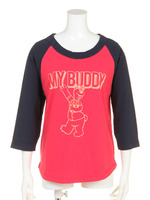 BUDDY BEAR 7分袖 Tシャツ/RED