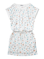 PALM TREE DRAWSTRING OP/WHITE