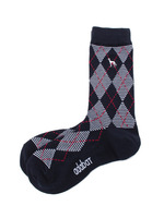 かかと直角アーガイルソックス/ライトグレー(011)