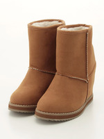 インソールムートンショートブーツ/ブラウン