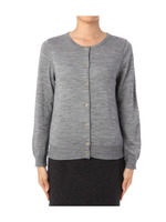 クルーネックニットカーディガン/ダークグレー(013)