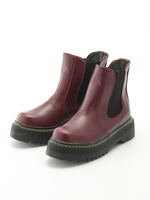 サイドゴアブーツ/ワイン