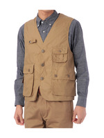 スーピマシリコンコーティングVTベスト/ベージュ系(052)