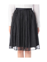 ストライプチュールスカート/ライトブルー(191)