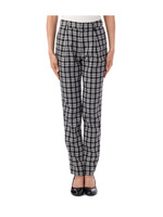 チェック柄テーパードパンツ/ネイビー系(293)