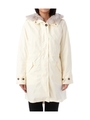 ラビットファー付きモッズコート/オフホワイト(003)