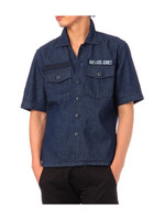 刺しゅう入りヘリンボーンブルゾン/ネイビー系(093)