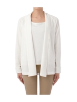 裏毛ショールカーディガン/ホワイト(001)