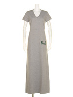 【BED＆BREAKFAST】Heavy Cotton Jersey Dress/GRAY
