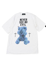 ☆追加生産☆【MILK BOY】SEE NO BEAR BIG TEE/ホワイト