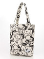 【PEANUTS×ROSE BUD】THE MASKED SNOOPY TOTE BAG/WHT/BLK