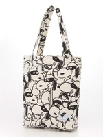 【PEANUTS×ROSE BUD】THE MASKED SNOOPY TOTE BAG/WHT/BLK