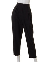 ボリュームジップパンツ/BLK