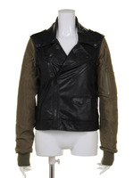 MA-1ライダースJK/カーキ